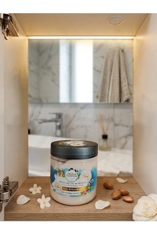 Hissiyat & Doku: "saçlarında İpeksi Yumuşaklık Ve Parlak Parlaklık"herbal Essences Argan Yağı Onarıcı Saç Maskesi 250 Ml