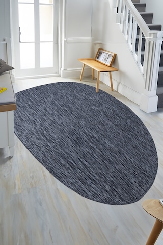 Konfor Halı Tema 9034 Lacivert Sisal Hasır İç Dış Mekan Kilim Dekoratif Bahçe Balkon Salon Halısı Lacivert