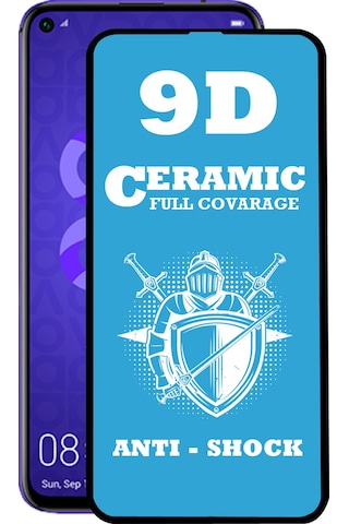 Huawei Nova 5T ile Uyumlu Tam Kaplayan Seramik Nano Esnek Ekran Koruyucu