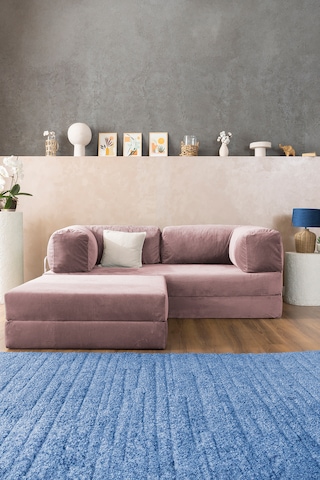 Argimo Godila Yatak Köşe Koltuk Pembe