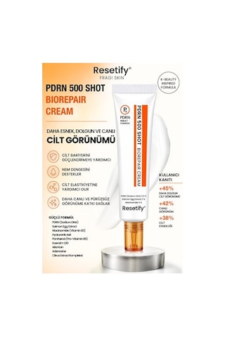 Resetify Pdrn 500 Shot Biorepair Biyoteknoloji Onarıcı Krem 40 M RESETIFY.002