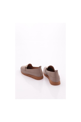 Dgn 2274-4 Kadin Aksesuarli Loafer Ayakkabi Vizon Floater