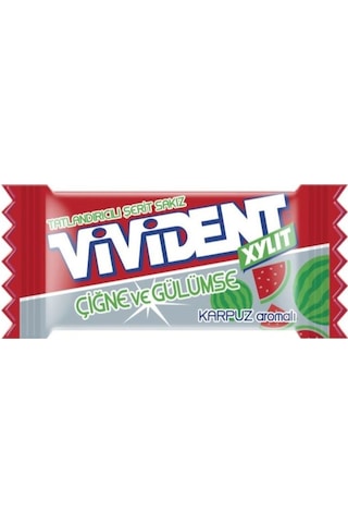 Vivident Tekli Karpuz Aromalı Sakız 230 Adet