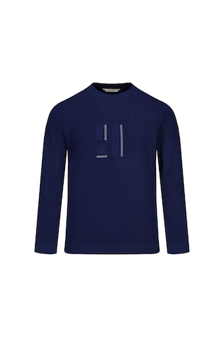 Hatemoğlu İndigo Regular Fit Yarım Balıkçı Yaka Kazak 2982369 Indigo