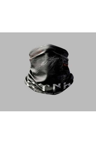 Buffalo Türk Askeri Motorcu Çok Amaçlı Outdoor Boyunluk Unisex Bandana Siyah