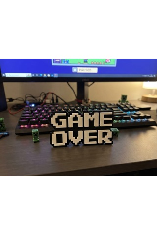 Retro Game Over Dekor Ürünü Diğer