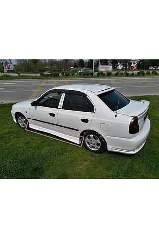 Hyundai Accent Milenyum Marşpiyel Sağ Sol Takım Fiberglass Boyasız