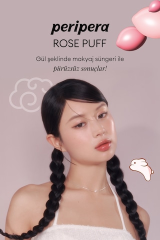 Gül Şeklinde Makyaj Süngeri Perıpera Rose Puff 69554566