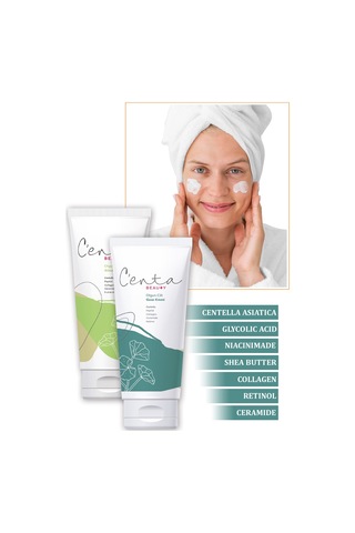 C'enta Beauty Olgun Ciltler için Gündüz Kremi 50 ML + Gece Kremi 50 ML + Peptids Collagen Serum 30 ML