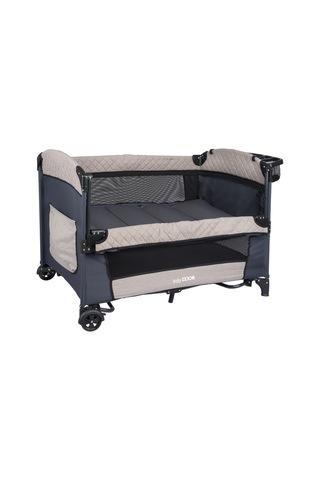 BabyDOOR Mia Comfort Anne Yanı Park Yatak Oyun Parkı 70x110 +Yatak Bej