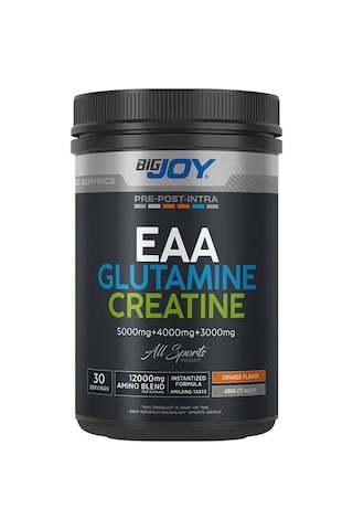 Bigjoy EAA+Glutamine+Creatine 480g Portakal Bigjoy EAA+Glutamine+Creatine 480g Portakal