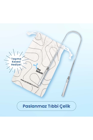Probident Dil Temizleme Aparatı + Dil Sıyırıcı Kese