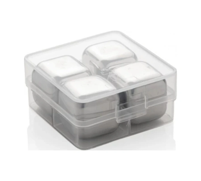 River World Buz Taşı Çelik Metal Kaplama 4'lü Çok Renkli