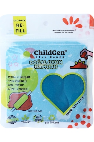 ChildGen 125gr Kartuş Oyun Hamuru - Mavi