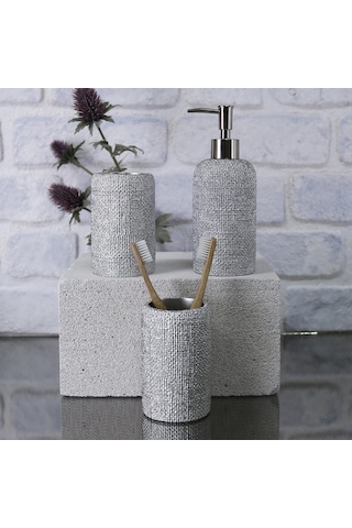 Natural Diş Fırçalık Gümüş