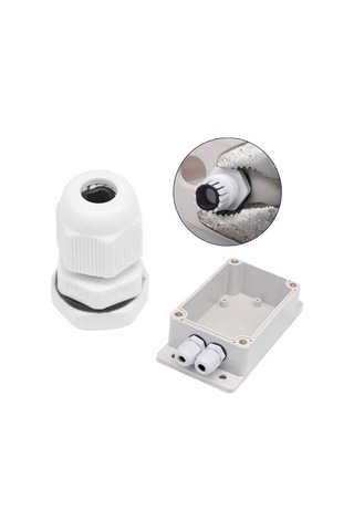 Dancemonkey 2 Adet Ip66 Su Geçirmez Anahtar Parça, Şeffaf Üst Delik, Kablo Bağlantı Noktası Pg7