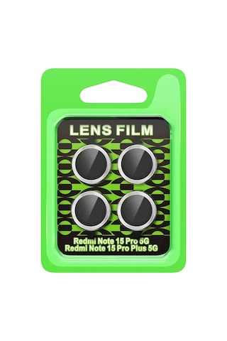 Redmi Note 15 Pro 5g Raze Metal Kamera Lens - Gümüş 49272592