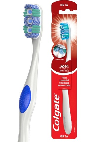 Colgate Optic White Kahve Çay ve Tütün Kullananlar İçin Beyazlatıcı Diş Macunu 50 ML + Orta Diş Fırçası Fırça Kabı