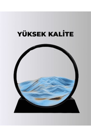 Dekoratif 3d Dinamik Kum Tablosu, Zihin Açıcı Kum Manzarası