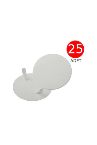 Tek-iş Buat Kapağı Plastik Düz 25 Adet - Beyaz