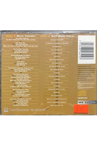 Plak Değildir Cd Dir Cd Bing Crosbyu Nat King Cole The Essentia