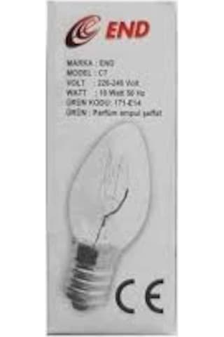 Tuz Lambası Ampulü 10 Watt E14 Duy Gece Lambası Ampulü 10 Adet