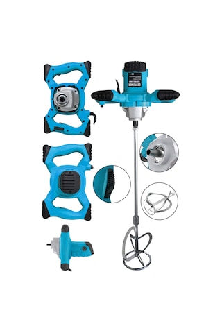 Steiner 3000 W Bakır Sargı Alçı Boya ve Harç Karıştırıcı Mikser