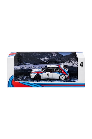 1/64 Model Araç Hf Integrale Monte Carlo Rally 1992 04 Winner Didier Auriol / Bernard Occelli