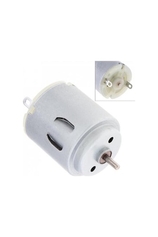 3 Volt Yuvarlak Oyuncak Motor Deney Motoru