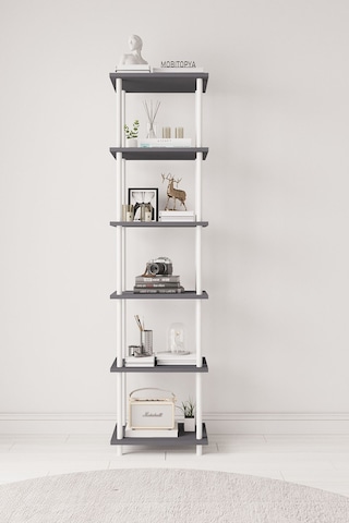 Çevir Kur 45 Cm Antrasit Kitaplık Bd 45 177 29 Cm Antrasit