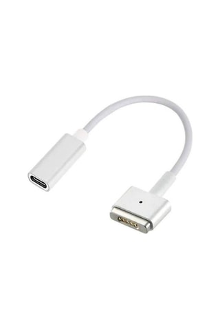 Type C Dişi To Magsafe 2 T Tip 60w Apple Uyumlu MacBook Pro Air Çevirici Kablo 25cm