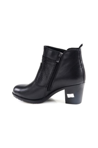 Scavia 02672 6,5 Cm Topuklu Orto Pedik Kadın Deri Bot 001