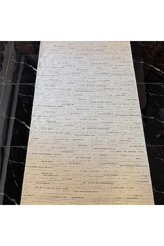 Hoom Rugs Terrace 8201 Beyaz Hav Toz Vermez Dekoratif Kilim Beyaz