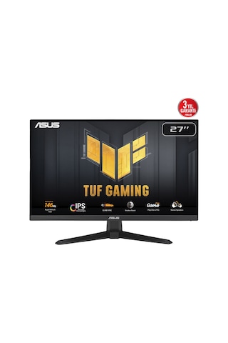 Asus Tuf Gamıng Vg279qe5a 27" 1ms, 146hz, Full Hd, Dp, Hdmı, Hoparlör, Fast Ips Led, Düşük Mavi Işık, Freesync Premium, Gamıng Monitör