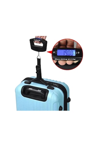 Fithome Ty-s11 Dijital Işıklı Elektronik Askılı El Bagaj Tartısı Bavul Kantarı 50kg