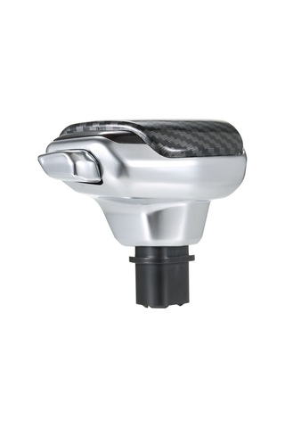 Ranyeek Renault İçin Parlak Siyah Otomatik Vites Çubuğu, Kısa Tipi, Pu+plastik Malzeme, Vites Düğmesi Siyah