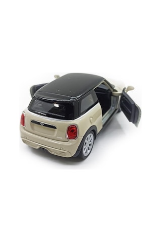 Welly 1 38 Mini Cooper New Mini Hatch Çek Bırak Model Araba Krem