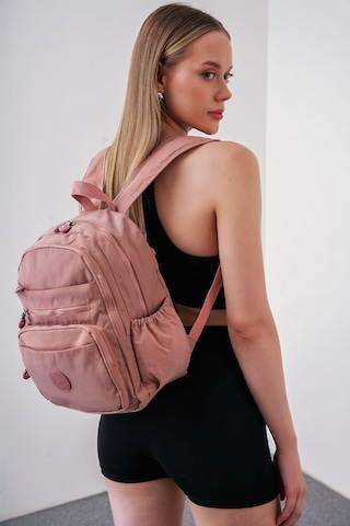 Beverly Hills Polo Club 24S.Kgs.Art.0017 Kadın Sırt Çantası Pembe