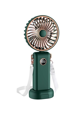 Küçük Fan El Tipi Uzun Ömürlü Katlanır Taşınabilir Fan E668p0 Yeşil