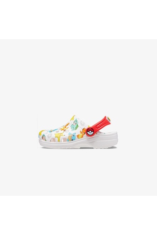 Crocs Pokemon Classic Clog Çocuk Renkli Terlik 207739 Beyaz