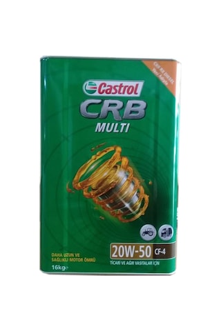 Castrol CRB Multi 20W-50 CF-4 Motor Yağı 16 KG