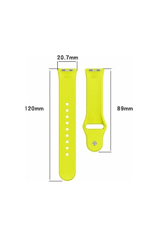 Huawei Band 11 / 11 Pro Uyumlu Yumuşak Soft Yüksek Kalite Spor Kordon Sarı