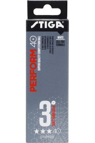 Stiga Perform Masa Tenisi Maç Topu Beyaz Renk