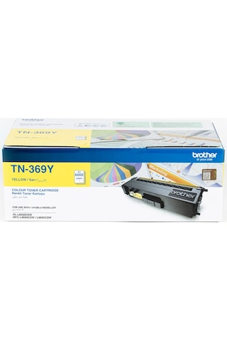 Brother Tn-369Y Sarı Toner (6000 Sayfa)