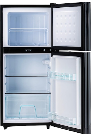 U-frigo 108 Lt 12-24v Marin/karavan Kompresörlü Buzdolabı Temperli Cam Kapak Limited Edition Siyah