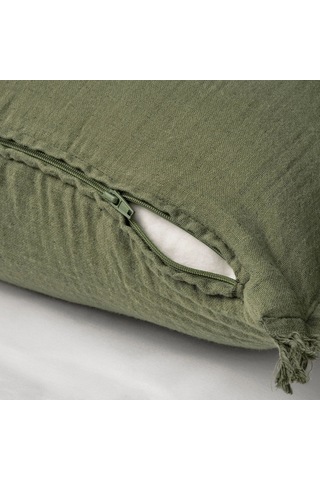 Ikea Vallkrassıng Yastık Kılıfı 50 X 50 Cm Koyu Yeşil