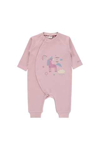 Civil Baby Unicorn Baskılı 6-18 Ay Tulum - Pembe Pink Pastel