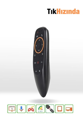 Android Tv Box ,akıllı Kumanda, Air Mouse, Sesli Kontrol, 2.4g