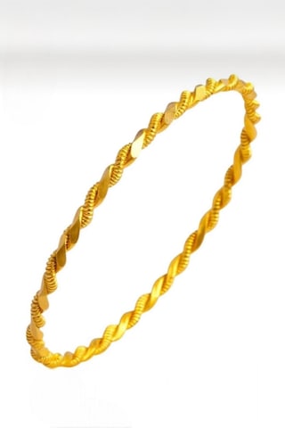 Çiğdem Gürel Kuyumculuk 14 Ayar 6 Gram İkili Burma Altın Bilezik