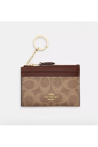 Coach Mini Id Skinny Case Kartlık-cüzdan Taba